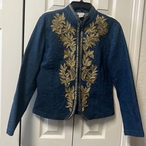 Spiegel Jean Embroidered Beaded Jacket
